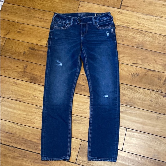 Silver Tuesday Low Skinny Jeans - Picture 1 of 7